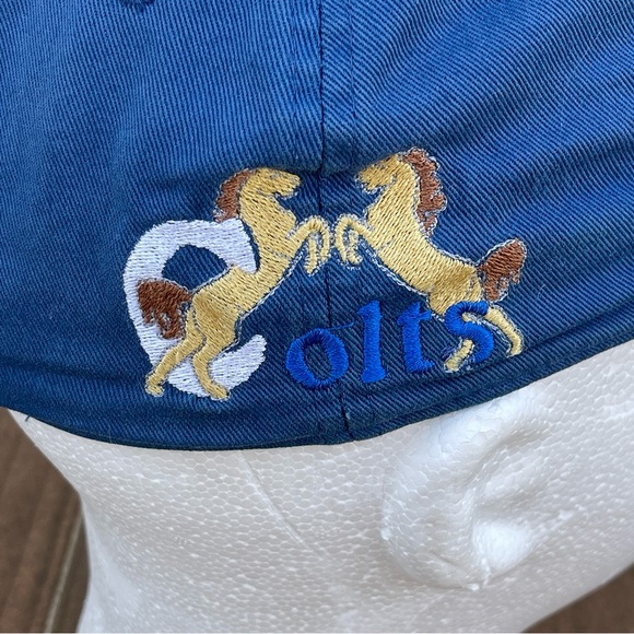 NFL Reebok Indianapolis Colts Blue Logo Cap Hat Small - Picture 2 of 7
